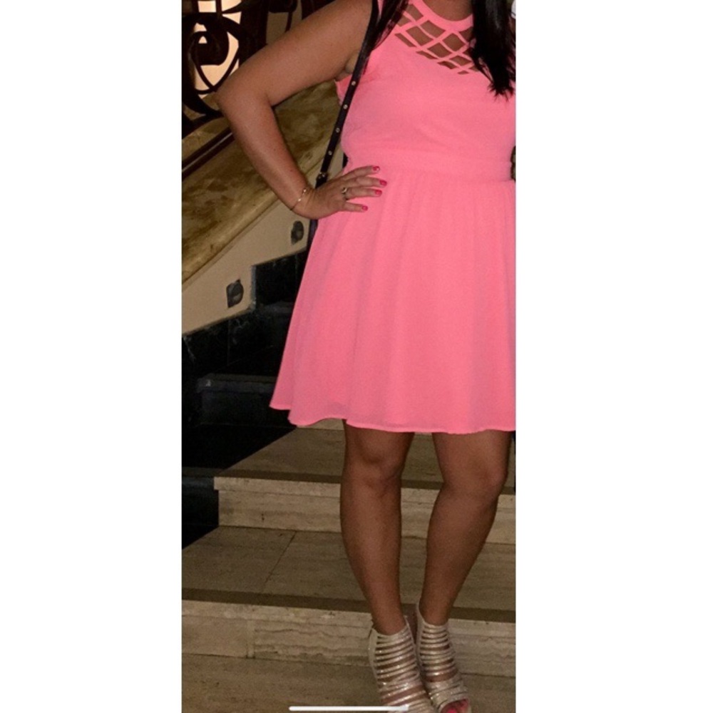 Neon color dress